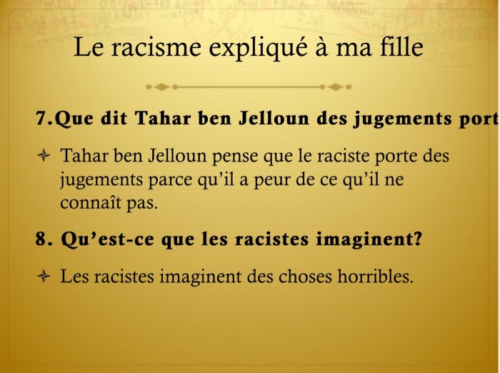 Le racisme expliqué à ma fille