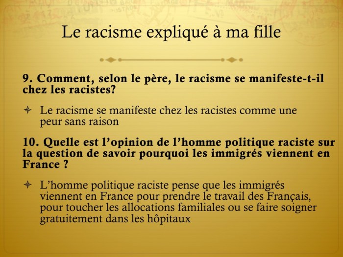 Le racisme expliqué à ma fille