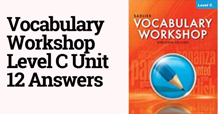 Vocabulary workshop unit 6 answers level e