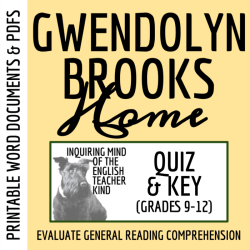 Home by gwendolyn brooks answer key