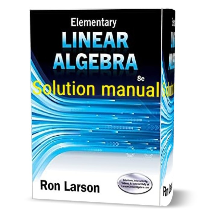 Elementary linear algebra 8th edition by ron larson