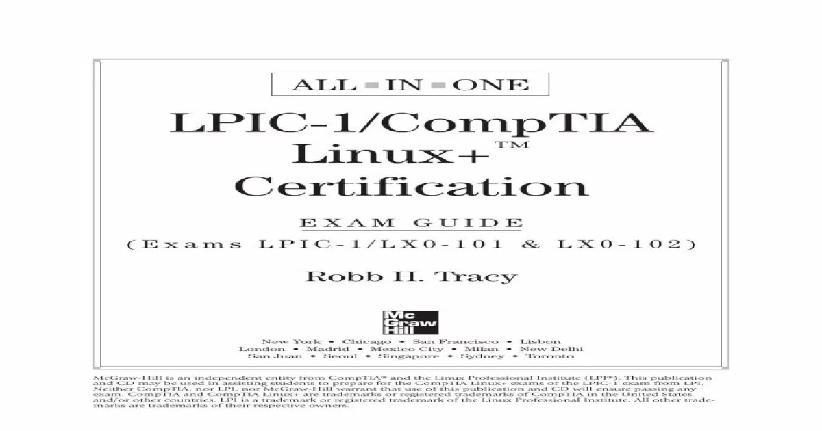 Linux+ and lpic-1 guide to linux certification pdf