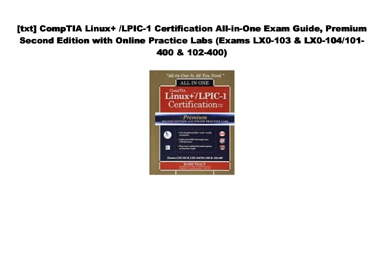 Linux+ and lpic-1 guide to linux certification pdf